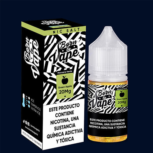 Born to Vape - Green Apple Ice - 30ml 50mg