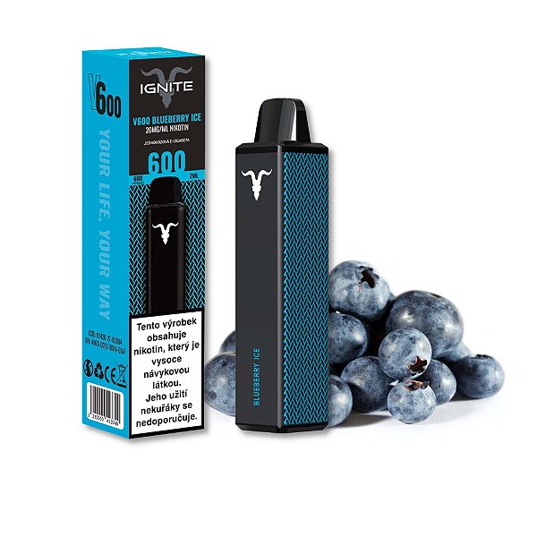 Ignite 600 Puffs Blueberry Ice (V600)