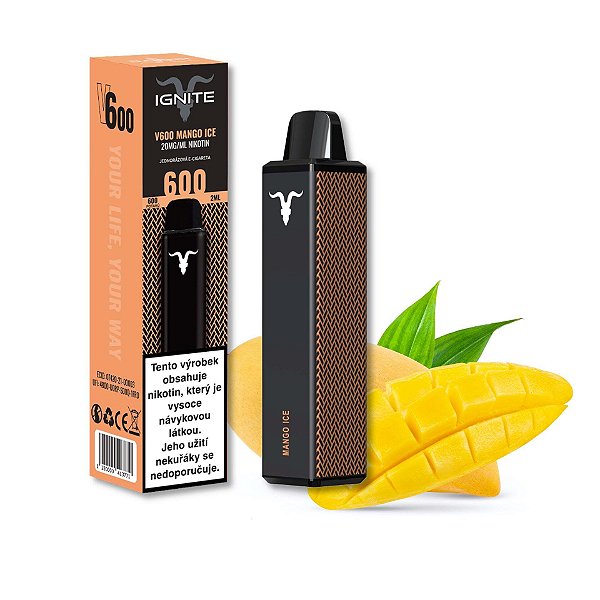 Ignite 600 Puffs Mango Ice (V600)