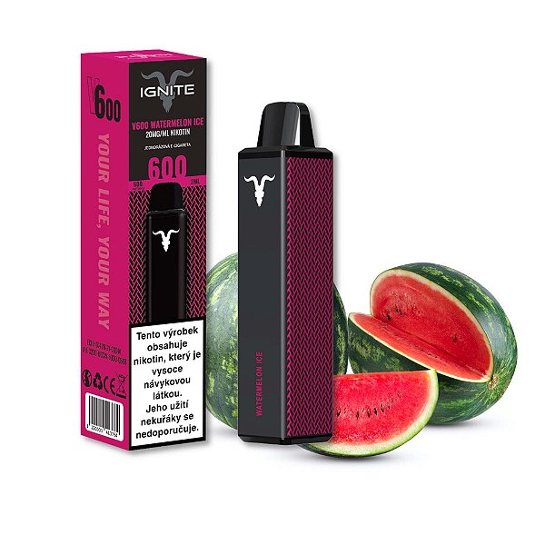 Ignite 600 Puffs Watermelon Ice (V600)