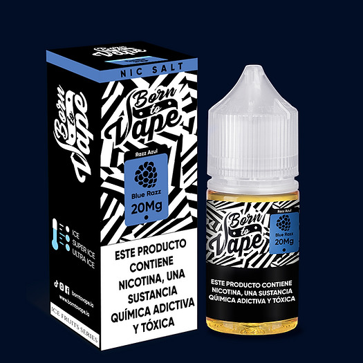 Born to Vape - Blue Razz - 30ml 50mg