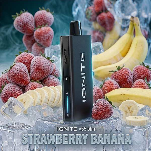 Ignite 5.500 Puffs Strawberry Banana (V55 Slim)