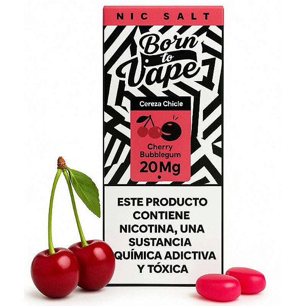 Born to Vape - Cherry Bubblegum - 30ml 50mg