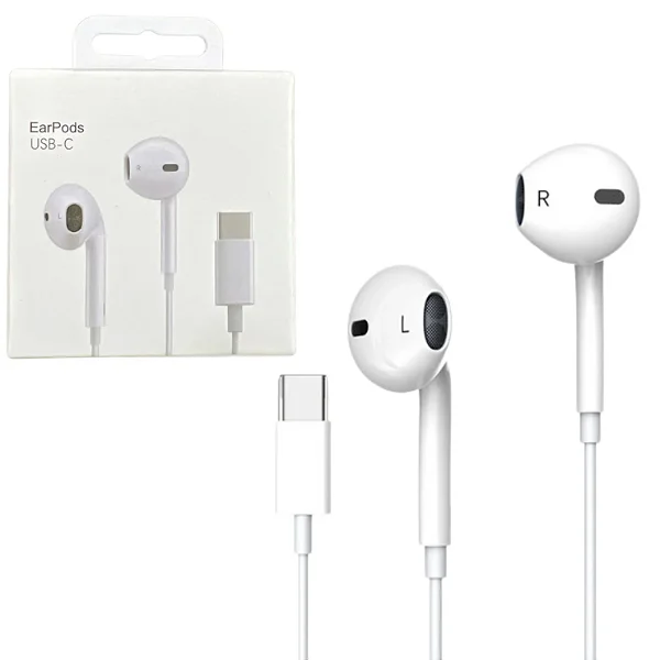 EARPODS USB-C  APPLE (IPHONE 15, 15 PRO e 15 PRO MAX)