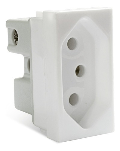 Módulo Tomada Parede Stella Branco 10a 250v 2p+t Steck