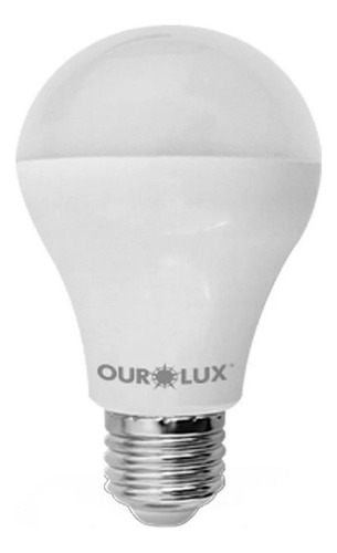Lampada Superled Ouro 9w 6500k Bivolt Ourolux Luz Branco-frio 100v/240v