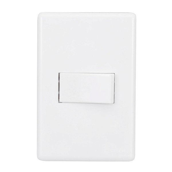 Conjunto 1 Interruptor Bipolar Simples 10A 250V Stella Steck