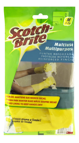 Luva Multiuso Limpeza Faxina Casa Scotch-brite M