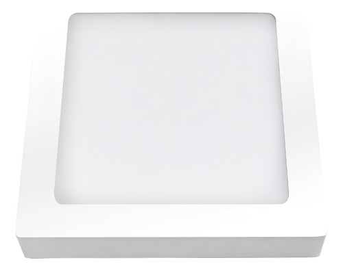 Luminária Plafon Led Sobrepor 18w 6500k BIV Quadrada Ourolux