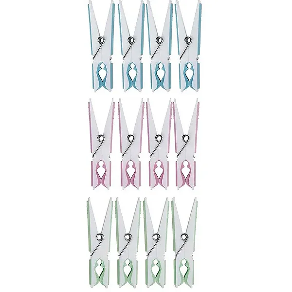 Prendedor Emborrachado Fashion 12 Peças Mor