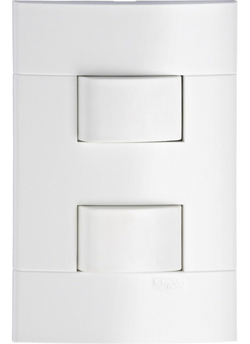 Interruptor Simples Duplo 4x2 Branca Prm43141 Lunare