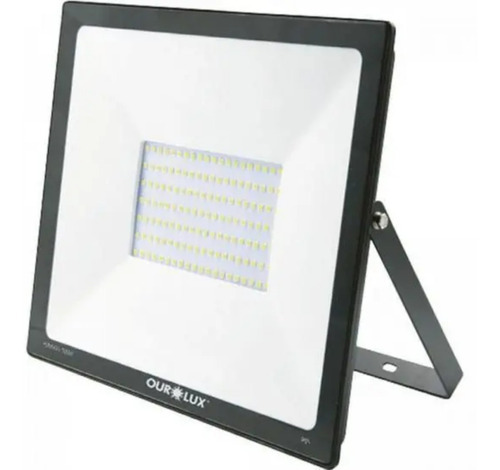 Refletor Projetor Led 100w Slim Biv Ourolux