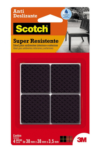 Anti Risco Quadrado Preto GG 3m