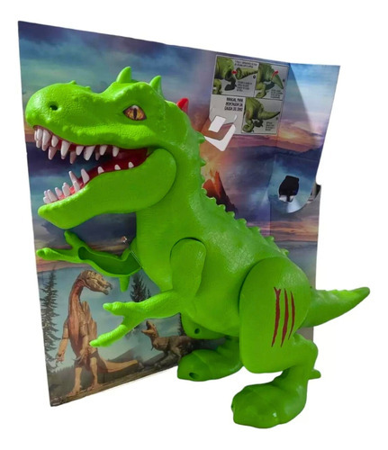 Boneco Articulado Dino Gigantossauro Rex 35cm 900 Brinquemix