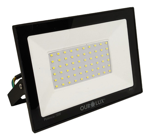 Refletor Led 50w Superled 6500k Branco Frio Bivolt Ourolux