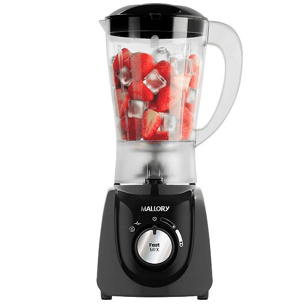 Liquidificador Fast Mix Black 127V Preto Mallory