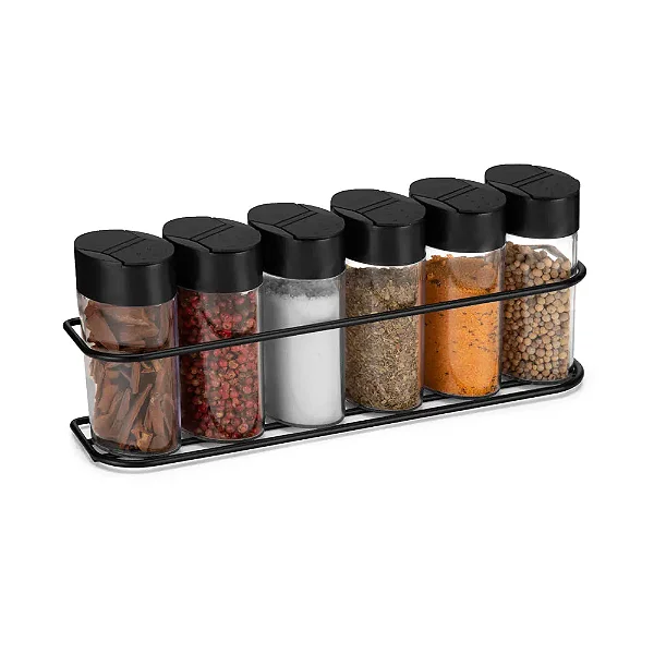 Conjunto Porta Condimentos De Parede 6 Peças Arthi