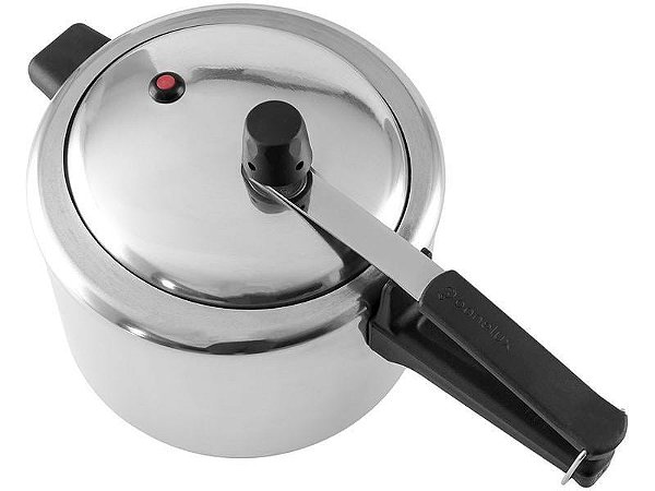 Panela De Pressão 4L Polida Classic Cor Prateado Panelux