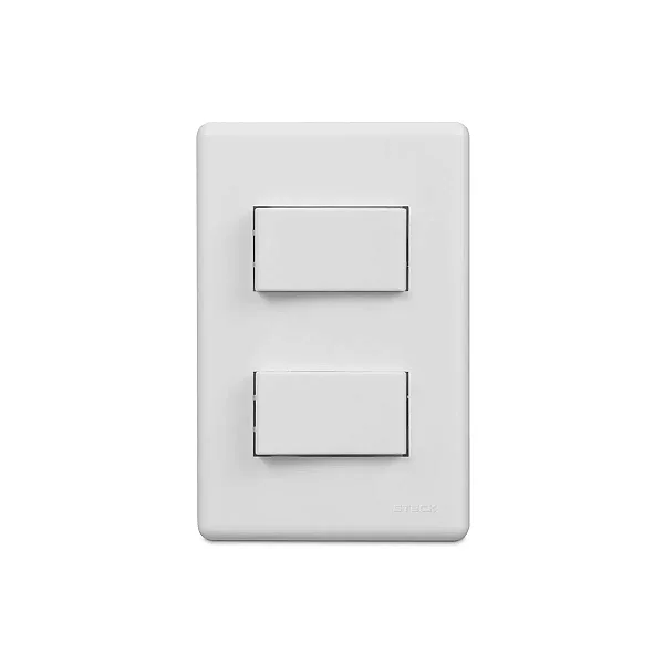Conjunto 1 Interruptor Simples 1 Paralelo 10a Stella Steck
