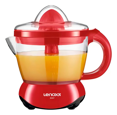 Espremedor De Frutas Easy Pef503 110v Cor Vermelho Lenoxx