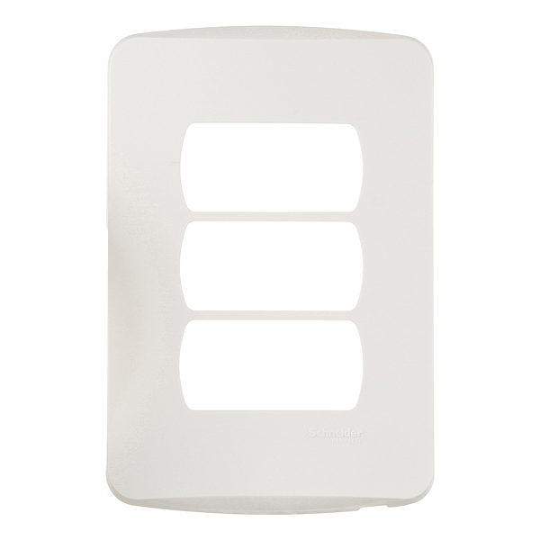 Placa 4x2 3 Postos Branca Miluz Cor Branco Schneider