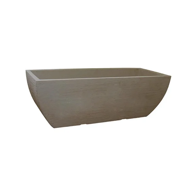 Floreira Retangular Moderna 45 Marmore Japi