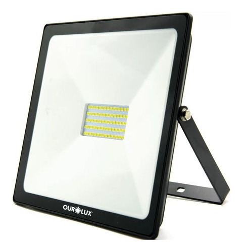 Projetor Refletor Led 30w 6500k Bivolt Preto 3263 Ourolux