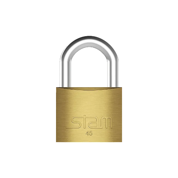 Cadeado E-coat 45mm Dourado Stam