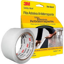 Fita Antiderrapante Safety Walk Transparente 50mm X 5m