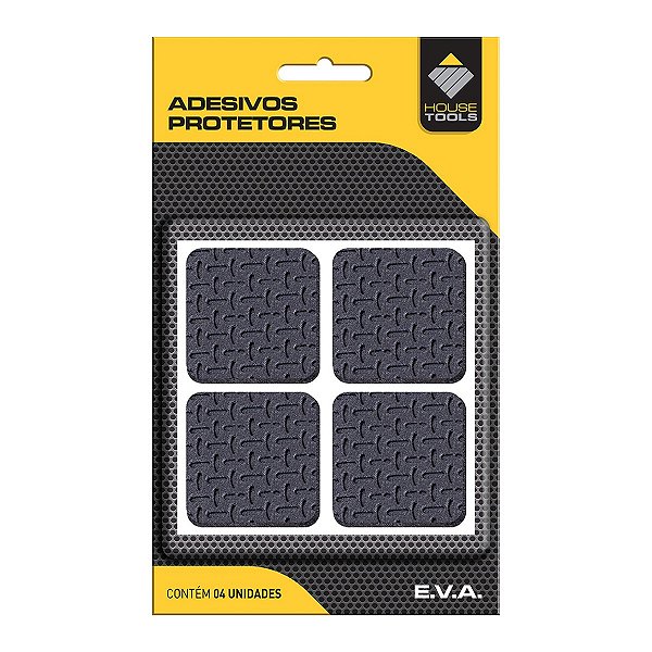 Adesivo Protetor Eva Quadrado 4pçs House Tools
