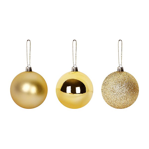 Bola Lisa Dourada Nº 6 Com 3 Peças ATEF