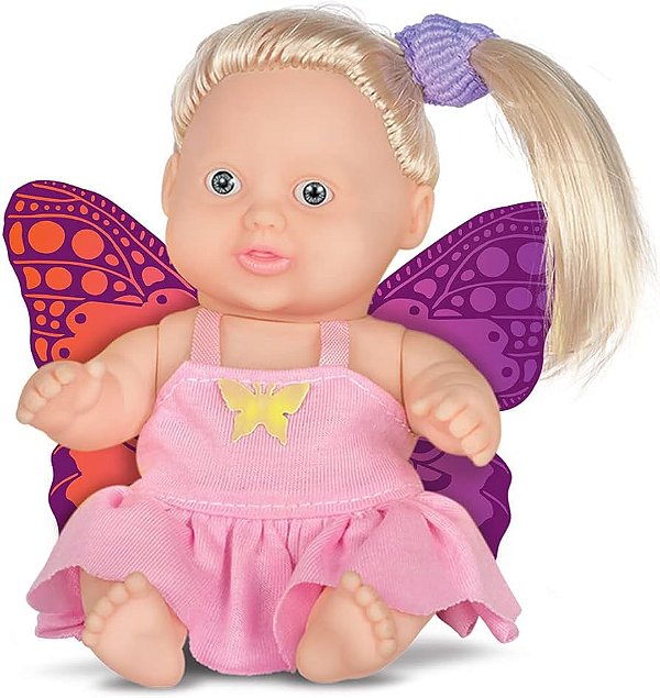 Boneca Fadinha Com Penteado Lateral ATEF