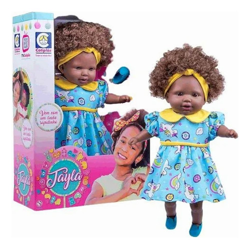 Boneca Bebe Tayla 48cm Vestido Sortido 2881 Cotiplas