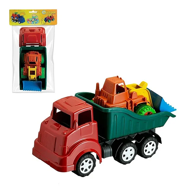 Caminhao Truck Cacamba C/ Carregadeira