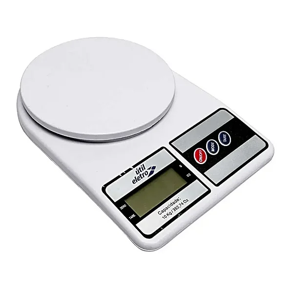 Balança Digital Capacidade Máxima 10 Kg Cor Branco N Belakaza