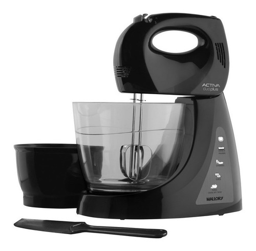 Batedeira Com Pedestal Activa Duo Plus Preta 127 v Cor Preto 127v Mallory