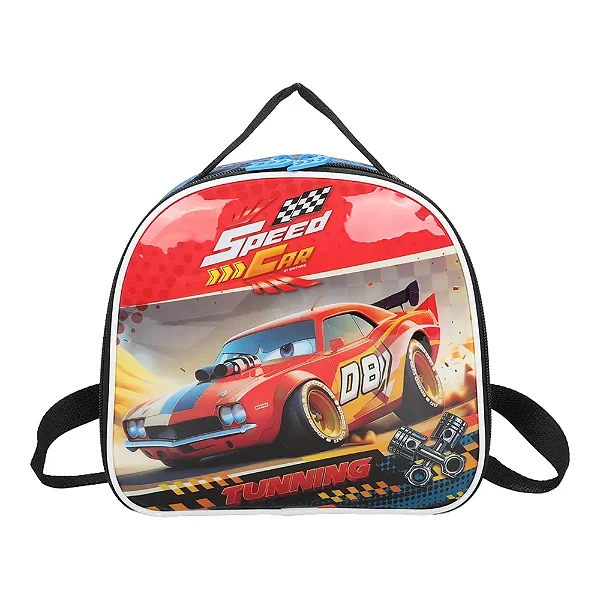 Lancheira Speed Car Champion Azul Marinho Poliester SCL10U Santino