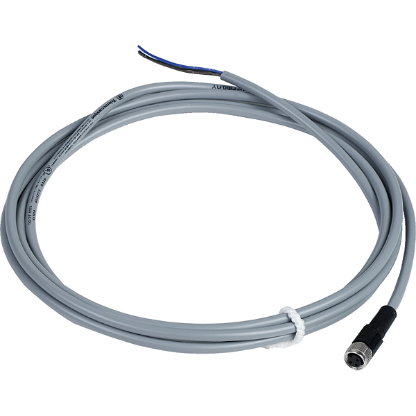 Conector Sensor Femea 3P M8 2M XZCPV0566L2 Telemecanique