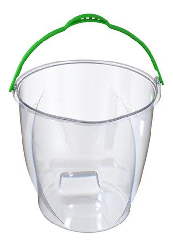 Balde Com Alça 15 Litros Transparente 30cm - Uninjet