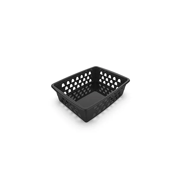 Cesto Organizador Multiuso Grande Preto