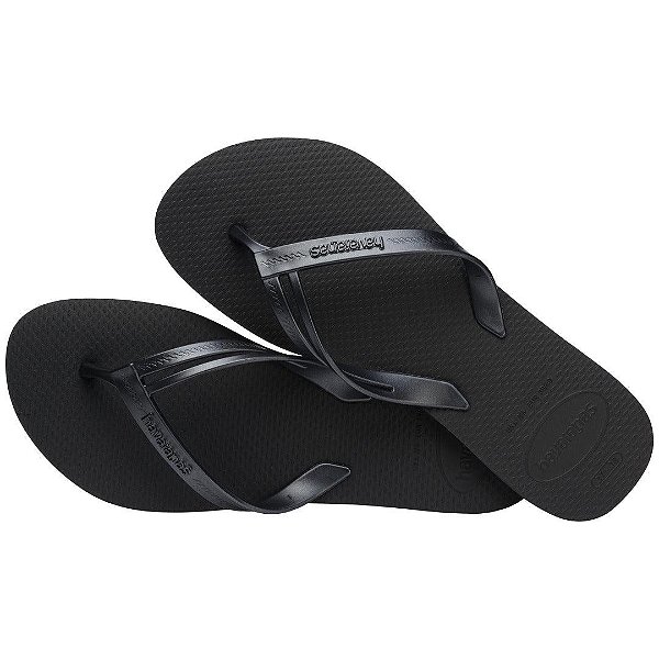 Chinelo Feminino Elegance Preto 37/38 Havaianas