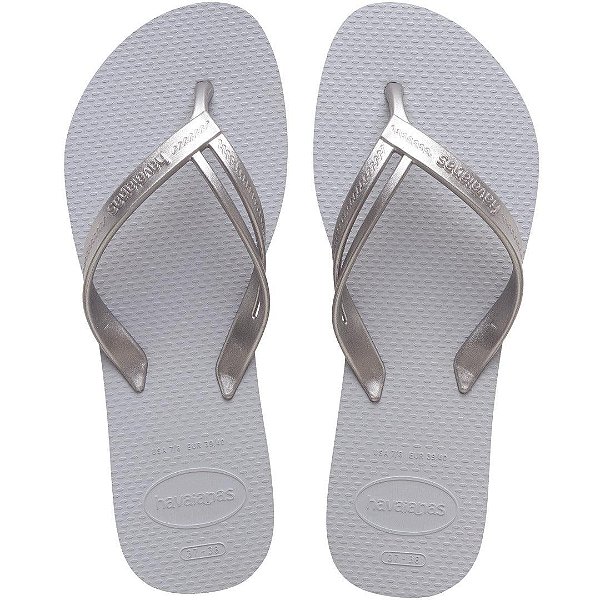 Chinelo Elegance Feminino Cinza Gelo 35/36 Havaianas