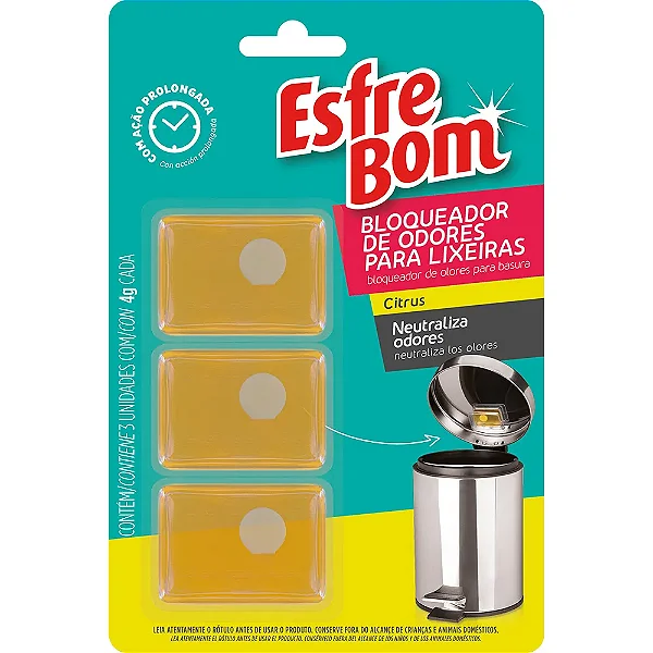 Esfrebom Bloqueador Odor Lixeira Bettanin