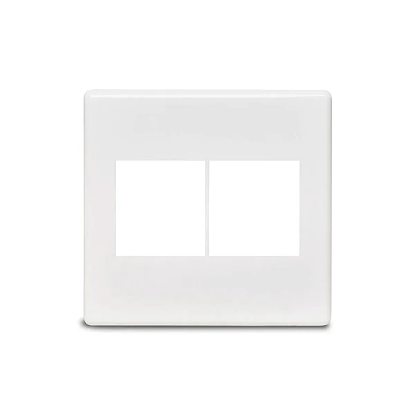 Placa 4x4 Stella 2+2 Módulos Centrais 869019 Steck