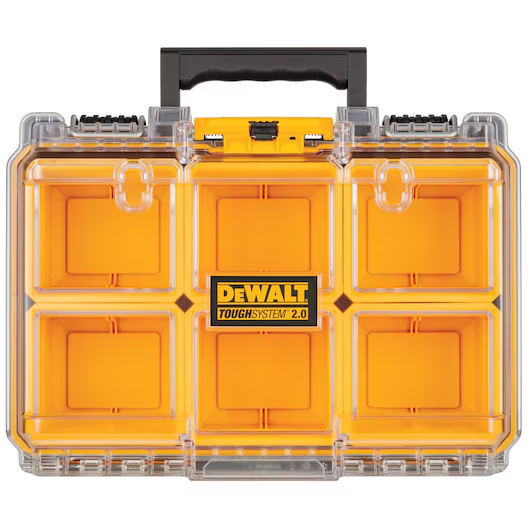 Maleta Organizadora Compacta com 6 Divisórias, 5,1x14,5x10,3 Modelo DWST08020, Dewalt