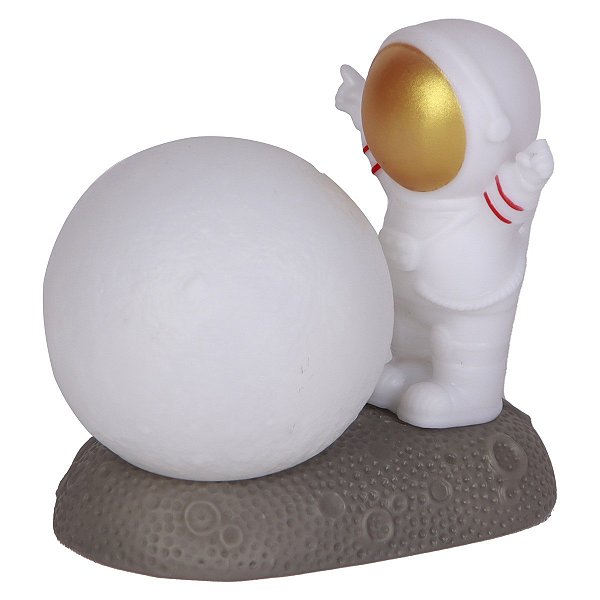 Luminaria Astronauta A Bateria 10,5cm ATEF