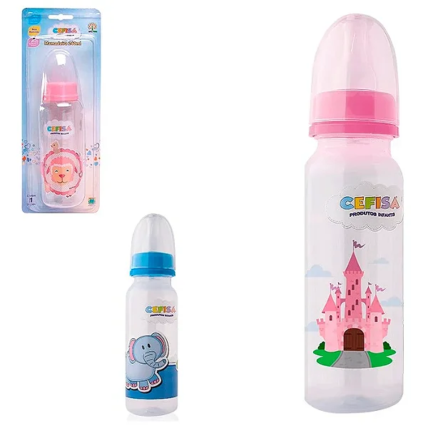 Mamadeira 240ml Com Bico De Silicone ATEF