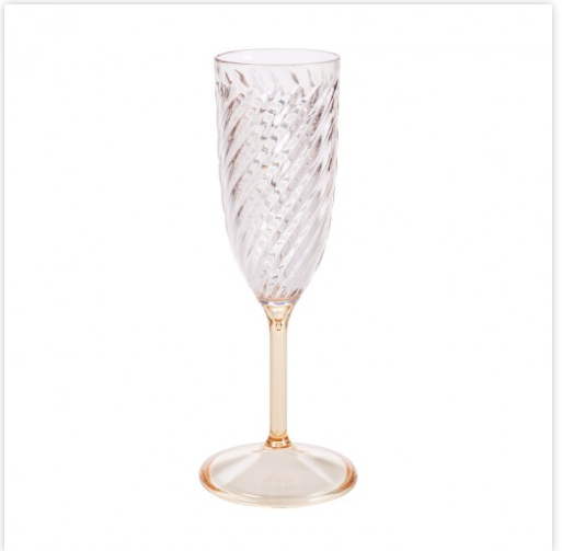 Taça Champanhe Twist 200Ml Plasútil
