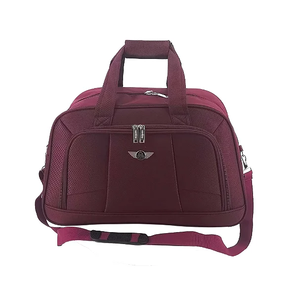 Sacola de Viagem Palestina Poliester 2 Rodas Santino SLS6P Cor: Bordo
