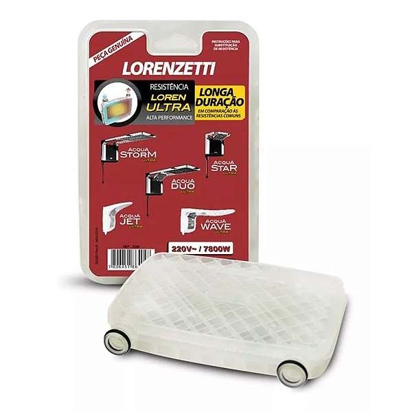 Resistência Acqua Ultra 220v 7800w Lorenzetti